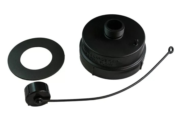 Black Thetford Sani-Con Sewer Hose Nozzle Cap 97514 - Component View | United RV Parts