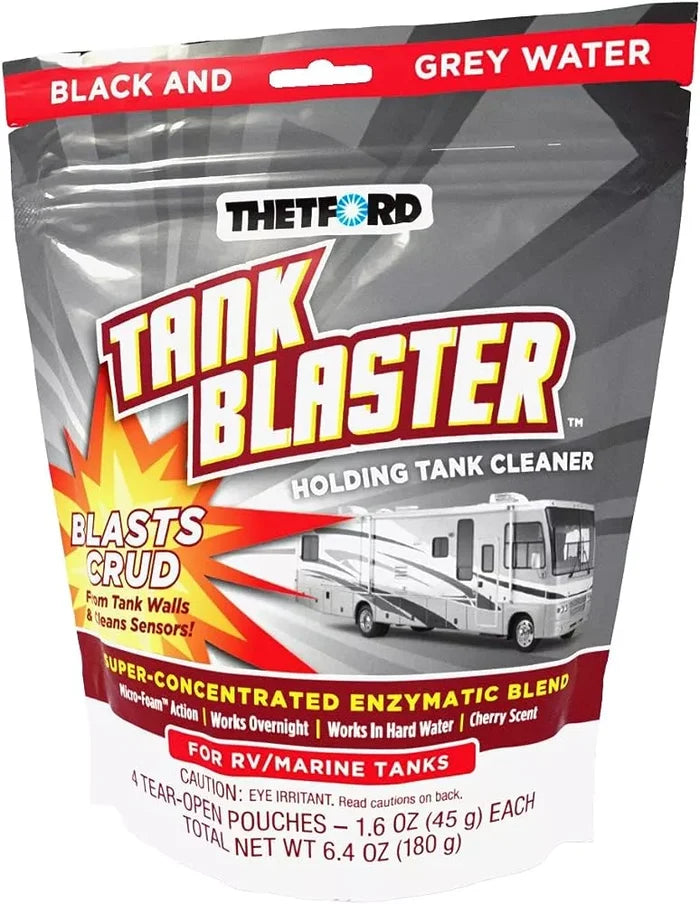 Thetford Tank Blaster 4-Pack RV Holding Tank Cleaner - Front Package View | United RV Parts