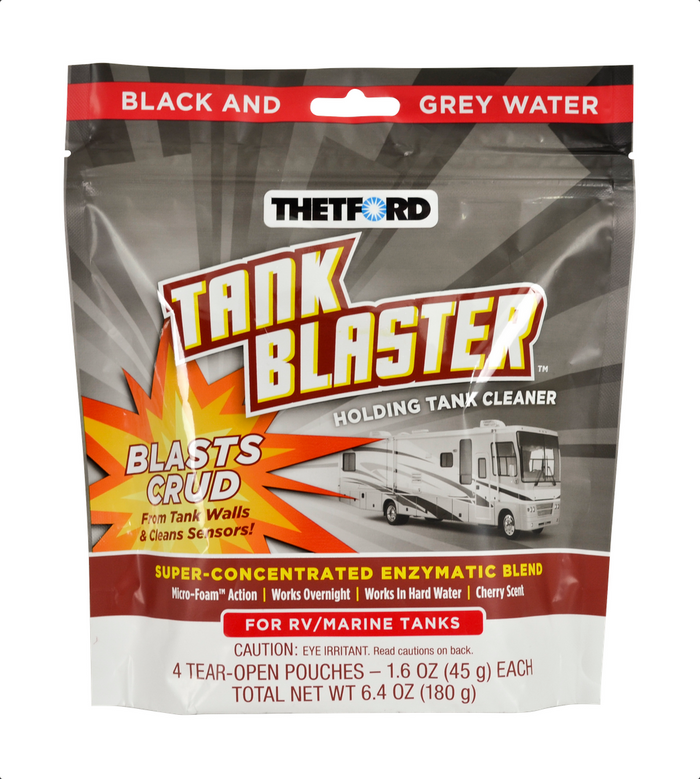 Thetford Tank Blaster 4-Pack Black Water Chemical - Full Package Display | United RV Parts