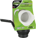 Black Thetford Titan Revolve RV Sewer Hose Adapter with 360° Swivel Handle - Product Package | United RV Parts