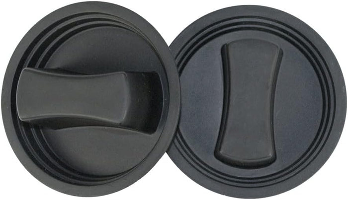Black Plastic Thetford Titan RV Sewer Hose End Caps - Top View | United RV Parts