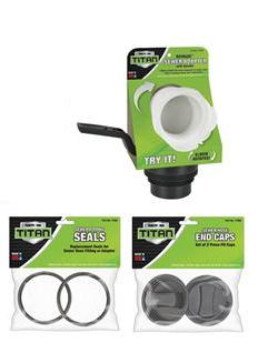 RV Sewer Hose Accessories Set - Seals & Endcaps Components | United RV Parts