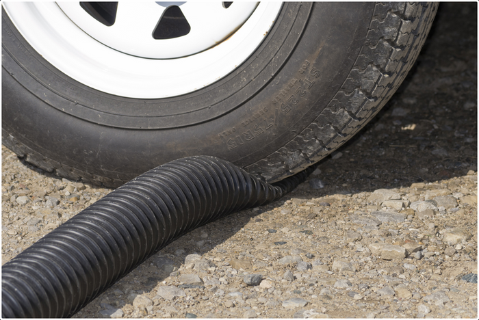 Thetford Titan Hose Durability - Under RV Tire Test | United RV Parts