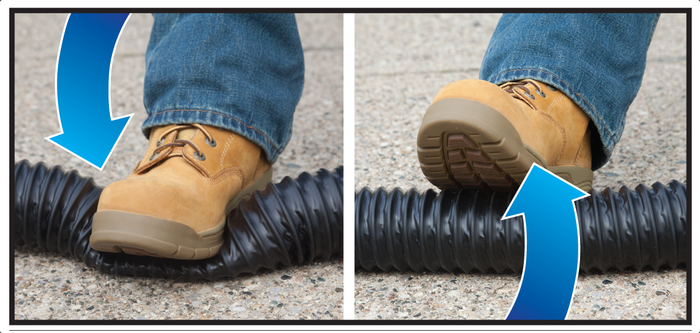 Black TPE Sewer Hose - Boot Test Demonstration | United RV Parts
