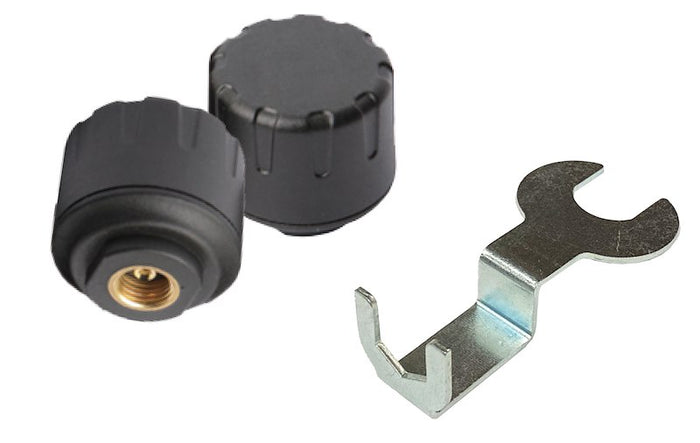 Black TST 507 Cap Sensors with Installation Tool - Component View | United RV Parts
