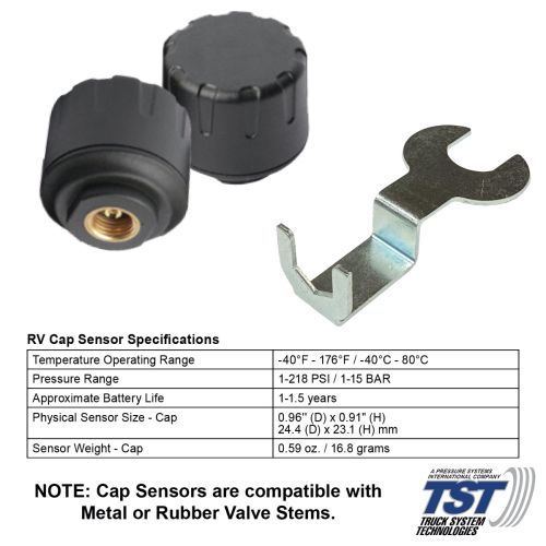 TST 507 RV Cap Sensor Specifications Chart - Technical Details | United RV Parts