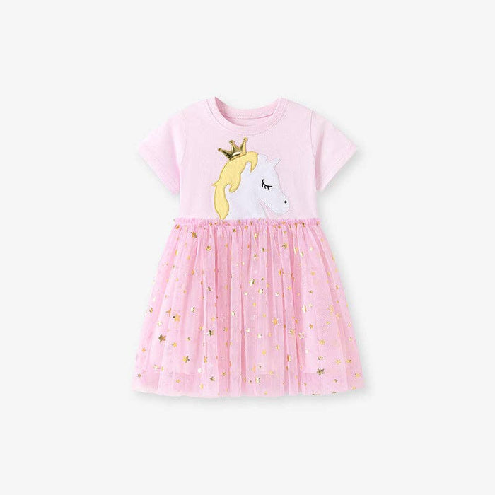 Unicorn Princess Pink Tulle Dress