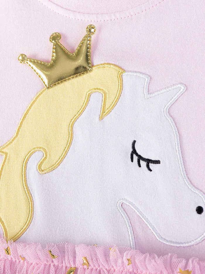 Unicorn Princess Pink Tulle Dress