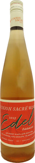 Union Sacre Central Coast Edelzwicker 2025 750ml