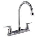 Polished Chrome Valterra 8" Hi-Arc RV Kitchen Faucet PF221305 - Front View | United RV Parts