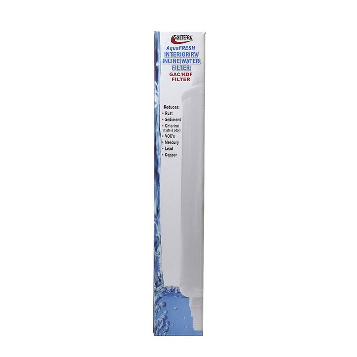 Valterra AquaFresh GAC/KDF RV Water Filter Box - Side View | United RV Parts