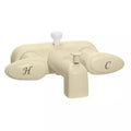 Biscuit Valterra Catalina 4" RV Tub Diverter Faucet - Front View | United RV Parts