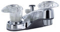 Chrome Valterra Catalina 4 Inch RV Lavatory Faucet - Side Angle View | United RV Parts