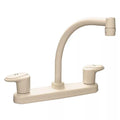 Biscuit Valterra Catalina 8" RV Hi Arc Kitchen Faucet 2-Handle - Front View | United RV Parts