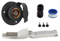 Black Valterra RV City Water Inlet A01-0175LFVP - Complete Kit with Brass Fitting, Screws & Tape | United RV Parts