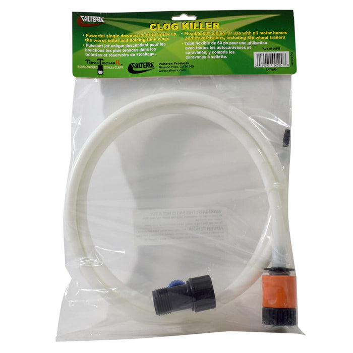 Valterra Clog Killer Tank Wand System Package - Back View | United RV Parts