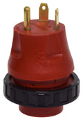 Red Valterra 30 Amp to 30 Amp Detachable RV Adapter Plug A10-3030DA - Front View | United RV Parts