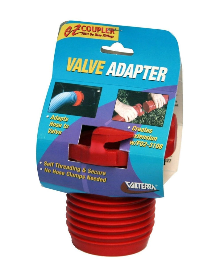 Valterra EZ Coupler Valve Adapter F02-3101 in Retail Packaging - RV Sewer Hose Fitting | United RV Parts