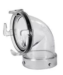 Valterra T1023 EZ Coupler RV Sewer Hose 90 Degree Adapter - Side View | United RV Parts