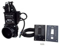 Black Valterra EZ Valve Electric Waste Valve E40-8 Complete Kit - Flat Layout | United RV Parts