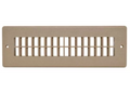 Light Beige Valterra Floor Register 2-1/4 x 10 - Top View | United RV Parts