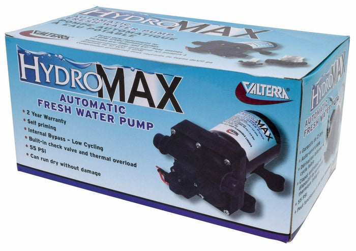 Blue Valterra Hydromax Water Pump - Retail Package Box | United RV Parts