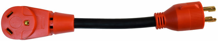 Red Valterra Generator Adapter 30 Amp Connector - Side Profile | United RV Parts