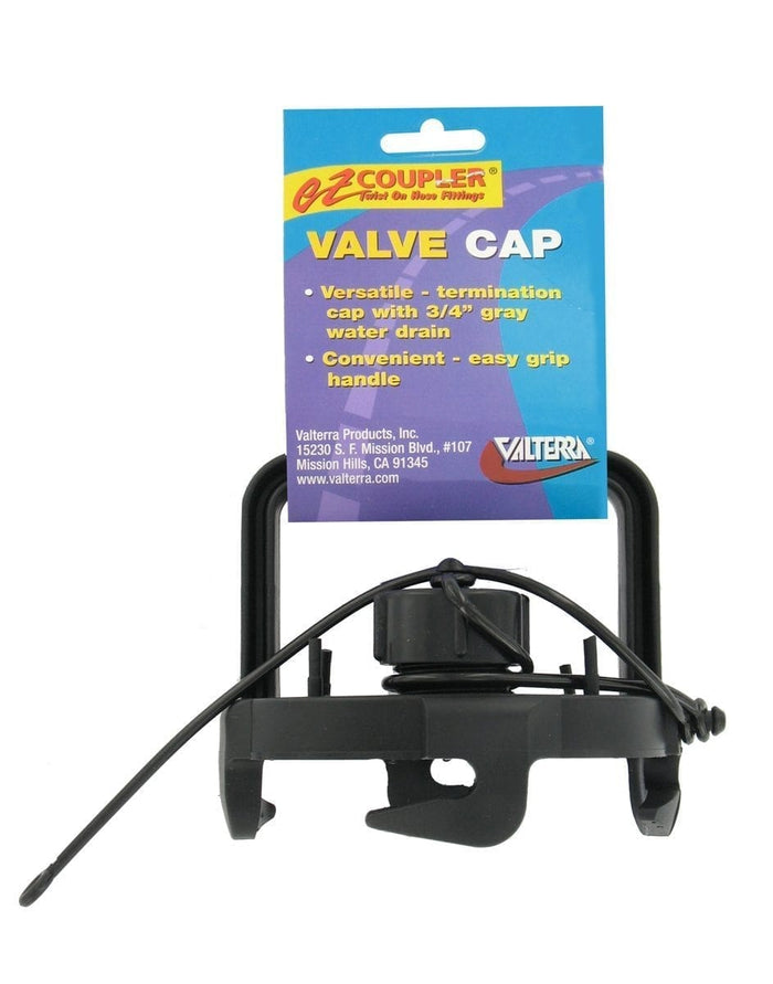 Valterra RV Sewer Hose Termination Cap with Packaging - Front View | United RV Parts