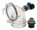 Clear Plastic RV Sewer Tank Hydroflush 90 Degree - Product View | United RV Parts