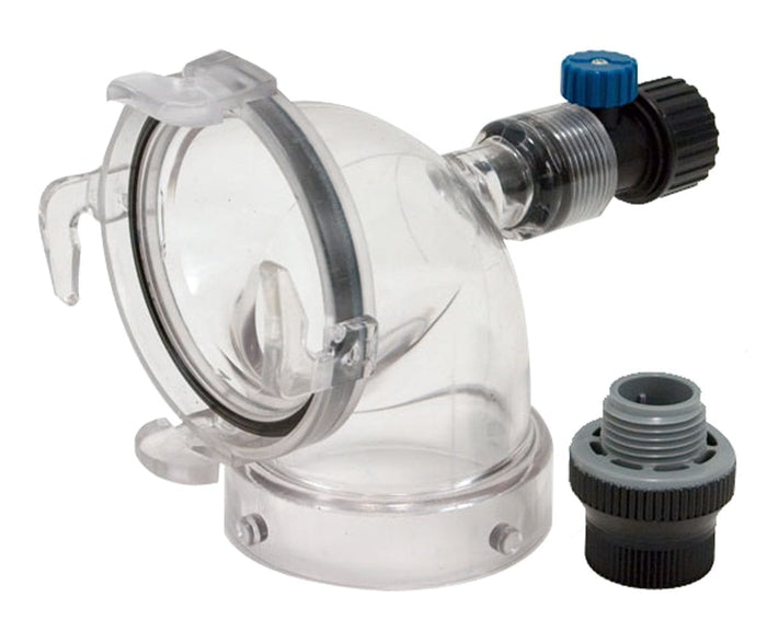 Clear Plastic RV Sewer Tank Hydroflush 90 Degree - Product View | United RV Parts