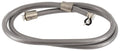 Nickel Vinyl RV Shower Hose 60-Inch - Overhead Coiled View | United RV Parts