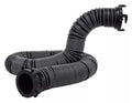 Black UV-Protected Polypropylene RV Sewer Hose - Angled View with End Fittings | United RV Parts