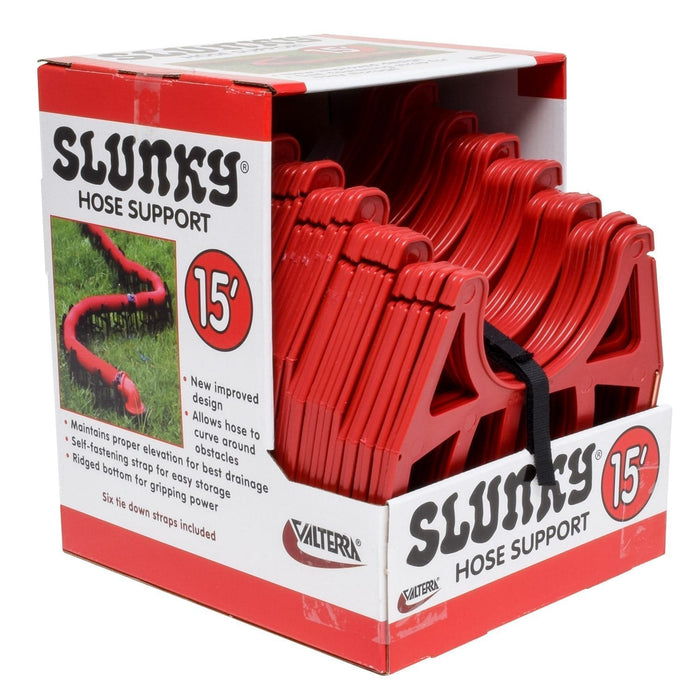 Red Valterra Slunky RV Sewer Hose Support Cradles in Display Box - Product View | United RV Parts