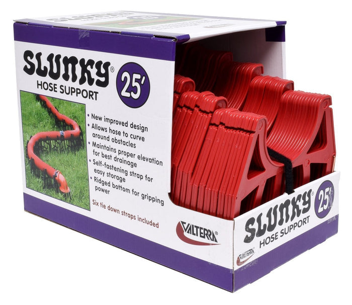 Red Valterra Slunky 25ft RV Sewer Hose Support Cradle - Retail Packaging View | United RV Parts