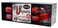 Red Valterra Viper 15' RV Sewer Hose Kit D04-0450 - Package View | United RV Parts