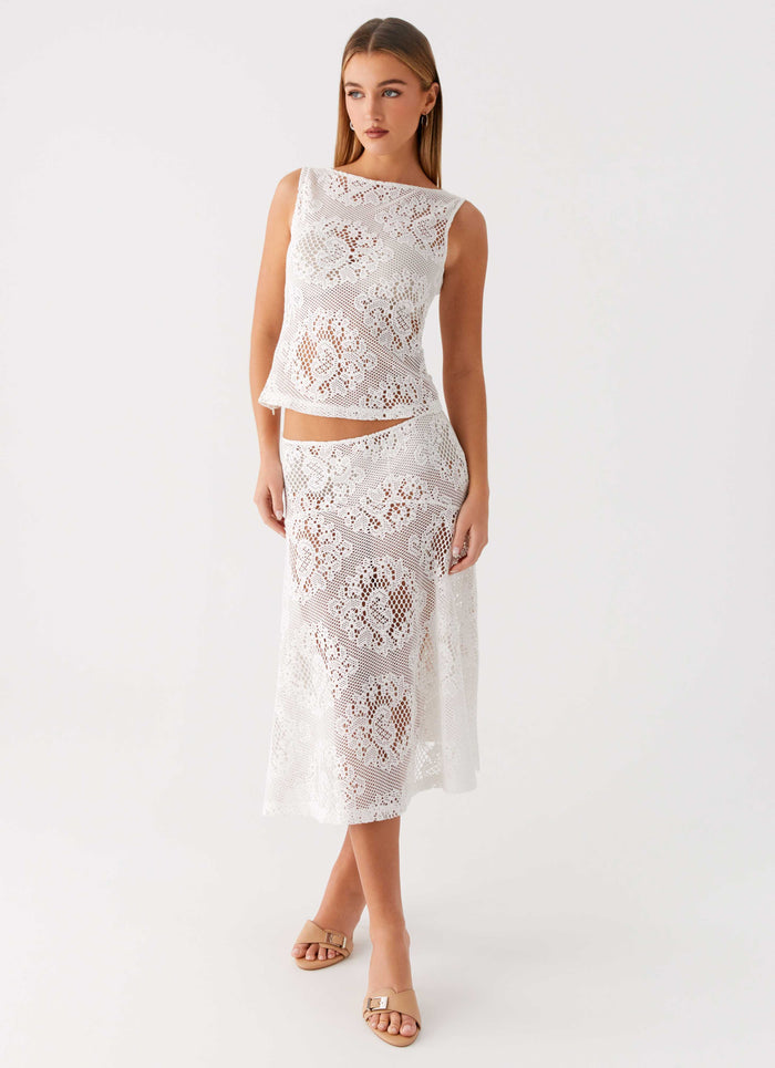Virelle Lace Top - Ivory