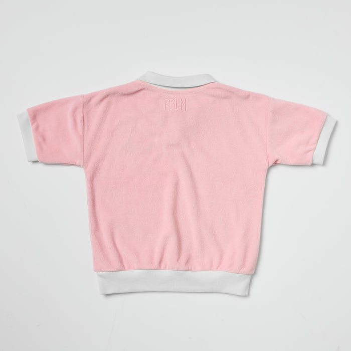 Watermelon Terry Polo