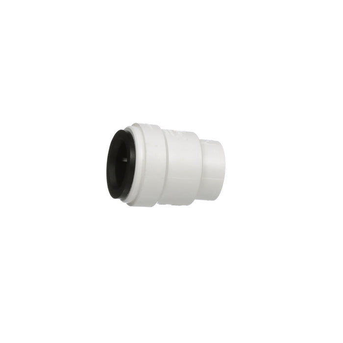 White Plastic AquaLock End Cap - Side Profile | United RV Parts