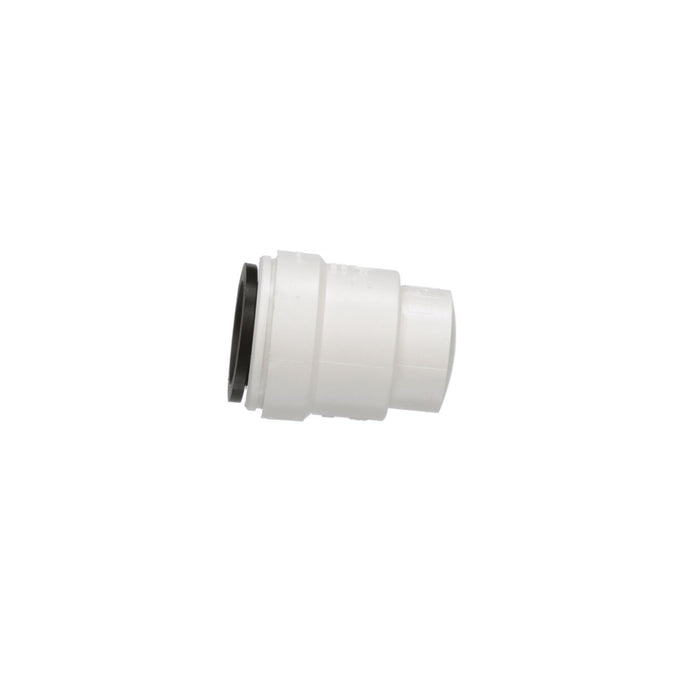 White Plastic AquaLock End Cap - Perspective View | United RV Parts