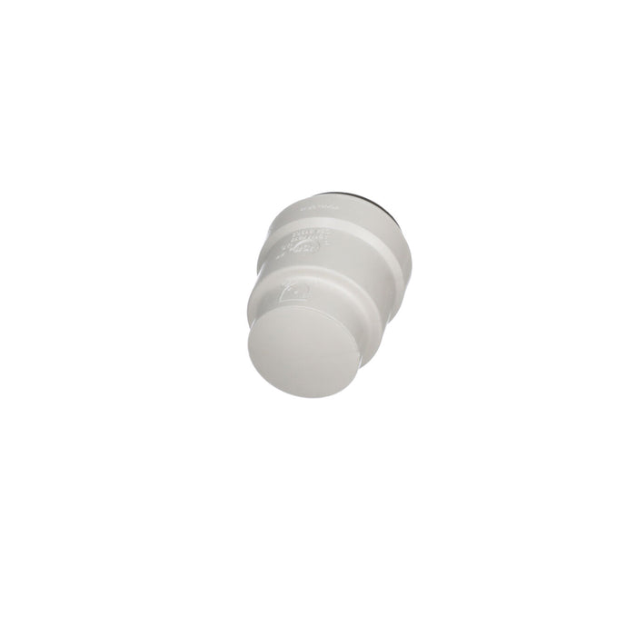 White Plastic AquaLock End Cap - End View Detail | United RV Parts