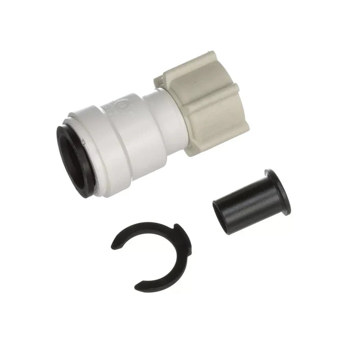 White Plastic AquaLock Fitting Kit - Exploded View | United RV Parts