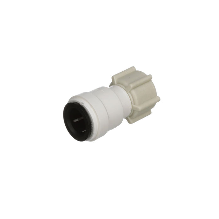 White Plastic AquaLock Female Adapter - Angled View | United RV Parts