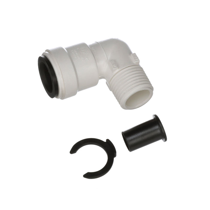White Plastic Plumbing Elbow Kit with Fittings - Complete Set | United RV Parts
