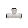 Off-White Polysulfone 1/2" CTS Union Tee Fitting - Front View | United RV Parts