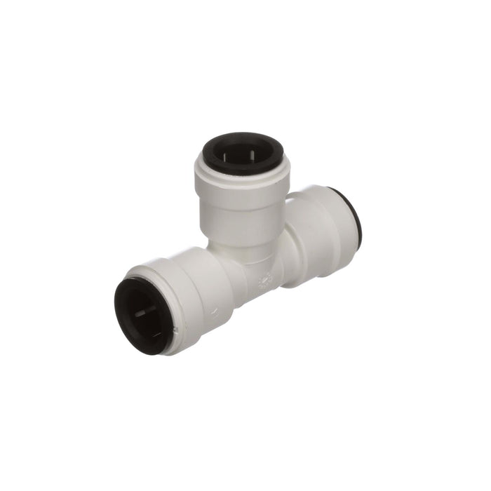 Off-White Polysulfone 1/2" CTS Union Tee RV Plumbing Fitting - Angle View | United RV Parts