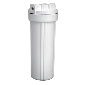 White Watts FH4200WW12-RV 10-inch Water Filter Housing - Front View | United RV Parts