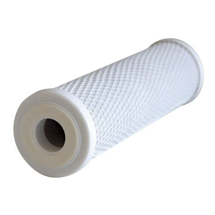 White Carbon Block Water Filter Cartridge - Side Angle | United RV Parts