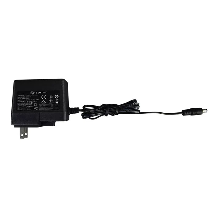 Black Winegard ConnecT Power Supply RP-WF10 24V AC Adapter - Side View | United RV Parts