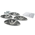 Metal Roof Mount Brackets Kit Components - Complete View | United RV Parts