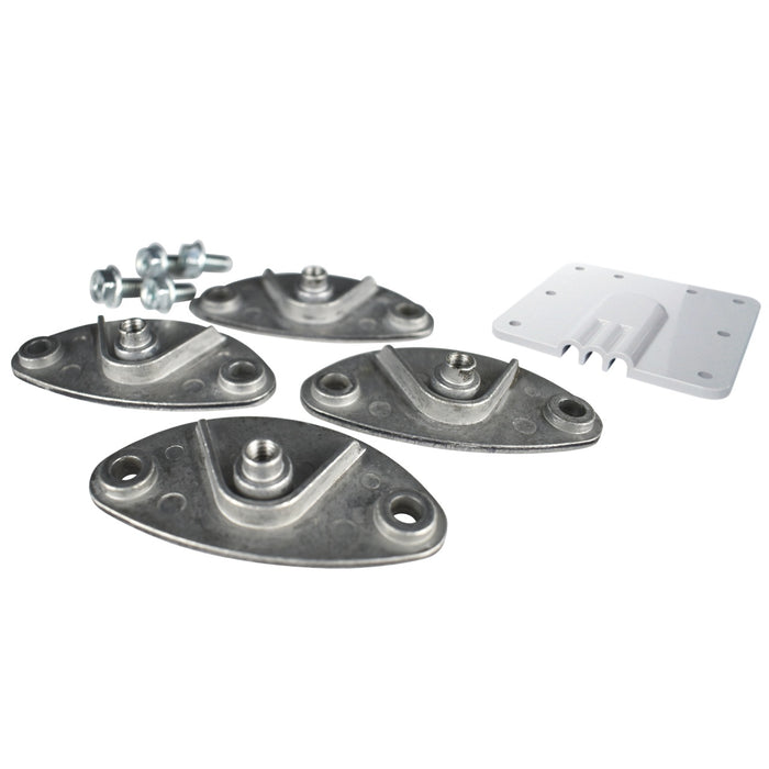 Metal Roof Mount Brackets Kit Components - Complete View | United RV Parts